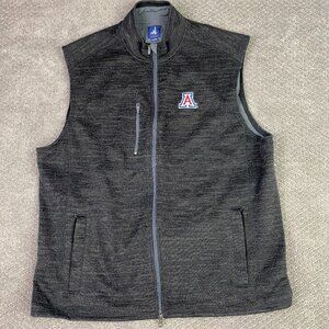 Johnnie-O Full Zip Tahoe Fleece Vest University of Arizona Wildcats Men's XL